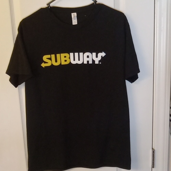 SUBWAY 2023 Job Uniform.XL t shirt,hat,and Subway visor hat All Black.NEW - Picture 4 of 6